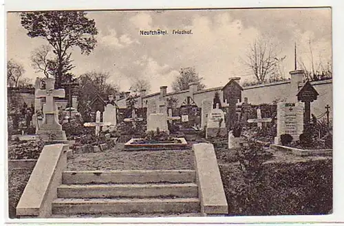 26751 Feldpost Ak Neufchatel Friedhof 1916