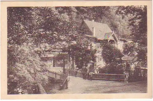 26728 Ak Gast-/ Pensionshaus Trusentaler Wasserfall 1928