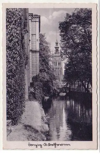 26717 Ak Danzig St. Katharinenkirche um 1930
