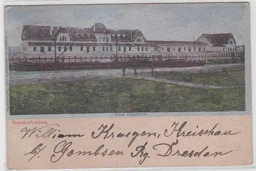 26715 Brevet Ak Bremerhaven nouveau Lloydhalle 1902