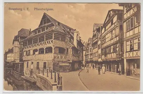 26705 Ak Strasbourg dans l'Alsace Plantbadgasse vers 1930