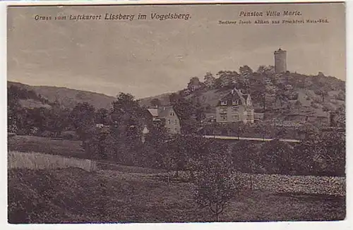 26691 Ak Salutation du Lissberg dans le Vogelsmont vers 1925