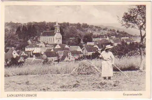 26655 Ak Langensulzbach Vue d'ensemble 1942