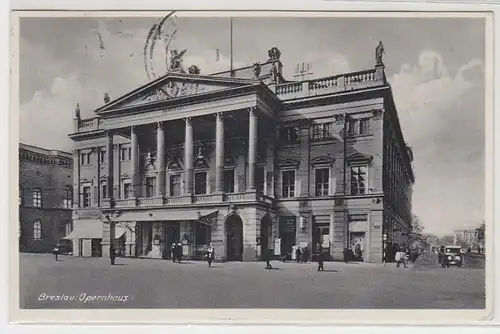 26651 Feldpost Ak Breslau Opernhaus 1939