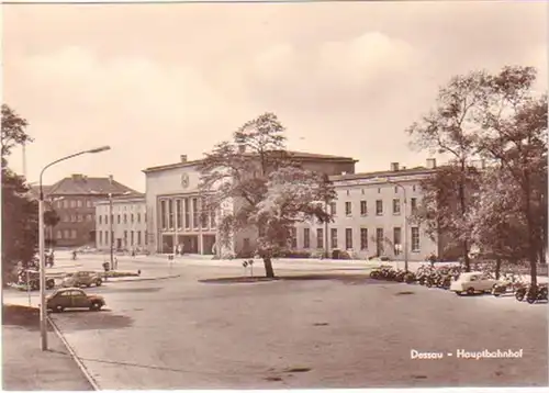 26617 Ak Dessau Hauptbahnhof 1967