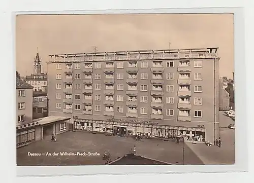 26592 Ak Dessau an der Wilhelm Pieck Strasse 1963