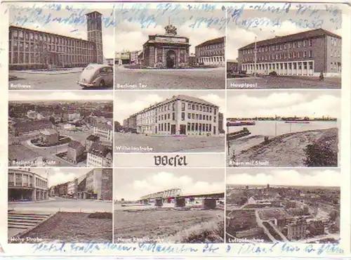 26583 Multi-image Ak Wesel poste principal etc. 1954