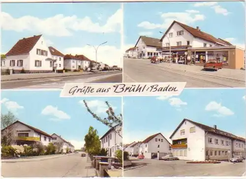 26573 Mehrbild Ak Grüße aus Brühl Baden um 1970