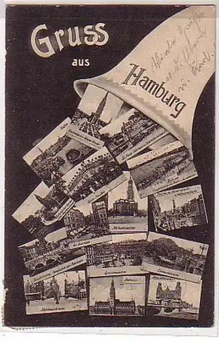 26512 Mehrbild Ak Gruss aus Hamburg 1906