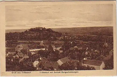 26509 Ak Salutation de Tröbsdorf Schloss Burgsgegeben 1920