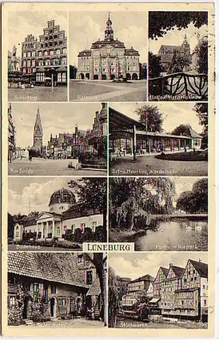 26500 Multi-image-Ak Lüneburg 1940