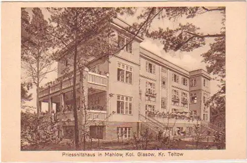 26499 Ak Priesnitzhaus in Mahlow Kol. Glasgow vers 1930