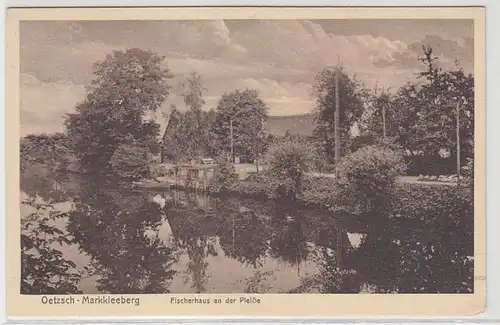 26497 Ak Oetzsch Markkleeberg Fischerhaus an der Pleiße um 1930