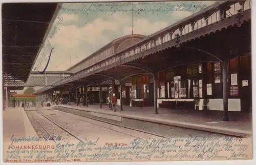 26473 Ak Johannesburg Afrique du Sud Park Station 1906