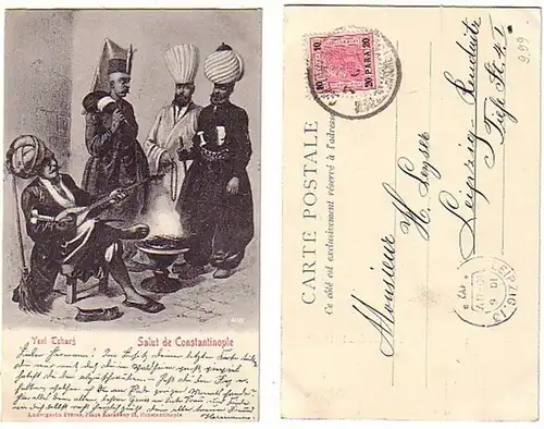 26468 Ak Österreichische Post Türkei Constantinopel1902