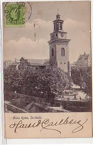 26461 Ak Stockholm en Suède Maria Kyrka 1909