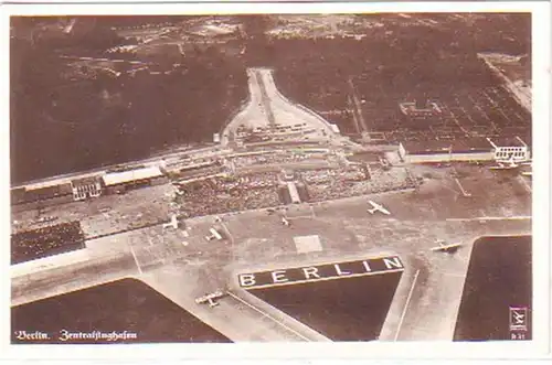 26418 Ak Berlin Zentralflughafen Flieger Foto 1936