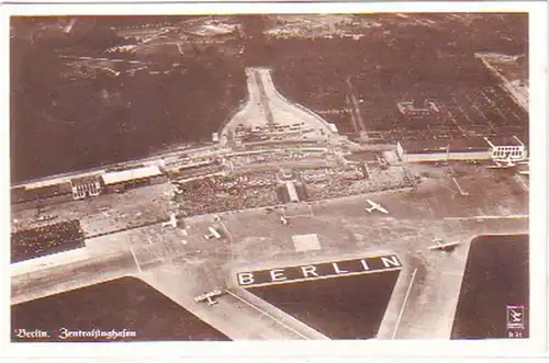 26418 Ak Berlin aéroport central Flyer Photo 1936