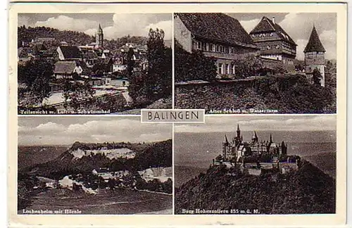 26415 Mehrbild Ak Balingen Schwimmbad usw. 1957