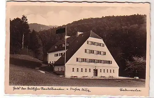 26401 Ak Badenweiler Haus dt. d. Officier d'état civil 1939