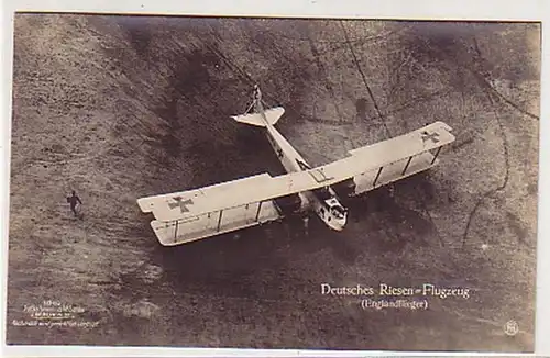 26363 Ak Deutsches Riesen Flugzeug Englandflieger 1915