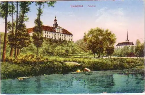 26358 Ak Saalfeld Schloss 1930