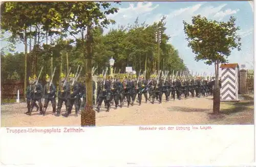 26319 Ak Truppen-Übungsplatz Zeithain Infanterie 1914