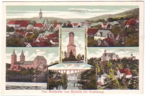 26286 Ak das Muldental von Rochlitz bis Rochsburg 1910
