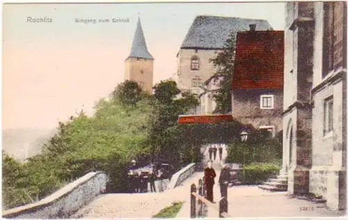 26287 Ak Rochlitz Eingang zum Schloss um 1907