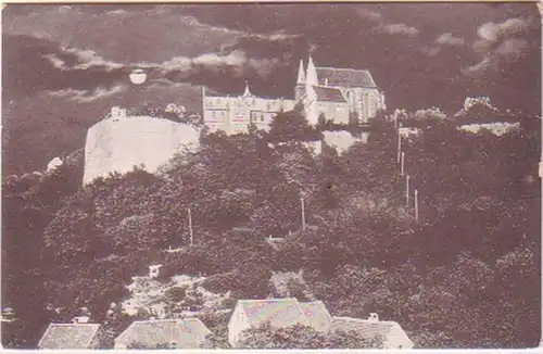 26279 Ak Schloss Mansfeld la nuit vers 1920
