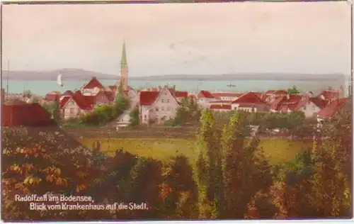 26264 Ak Radolfzell au lac de Constance Vue totale 1931