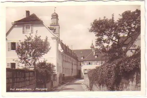 26212 Ak Bad Mergentheim Pfarrgang 1949