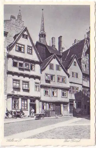 26191 Ak Halle an der Saale der Trödel um 1930