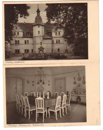 26190/2 Ak Dornburg à la salle Rokokoschloss vers 1930