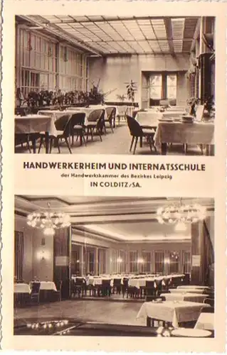 26144 Ak Handwerkerheim in Colditz in Sachsen 1959