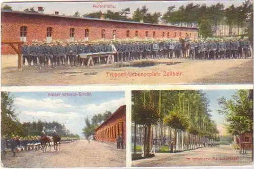 26129 Feldpost Ak Truppenübungsplatz Zeithain 1915