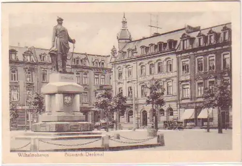 26096 Feldpost Ak Wilhelmshaven Bismarck Denkmal 1918