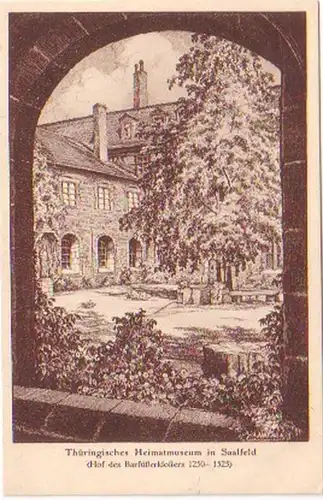 26091 Ak Saalfeld Thür. Heimatmuseum um 1920