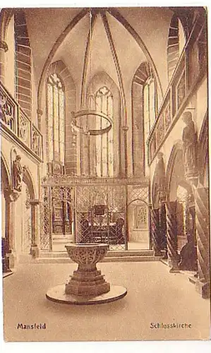 26055 Ak Mansfeld Schlosskirche um 1910