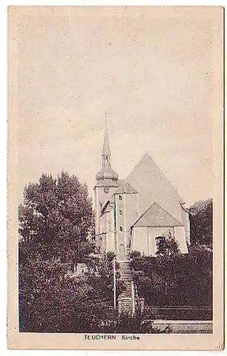 26049 Ak Teuchern Eglise 1920