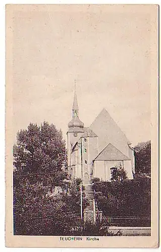 26049 Ak Teuchern Kirche 1920