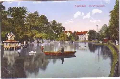 25947 Ak Eisenach der Prinzenteich um 1915