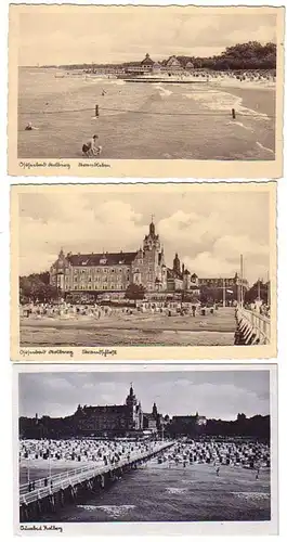 25925/3 Ak Kolberg Strandschloss, Standwelt vers 1935