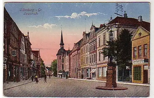 25899 Feldpost Ak Oldenburg i. Gr. Langestraße 1918