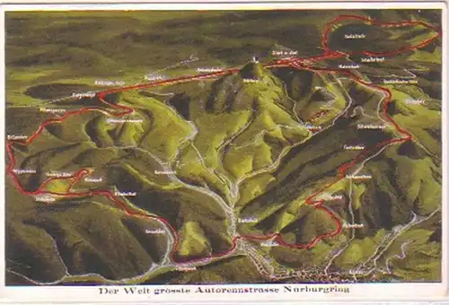 25885 Ak du monde plus grand circuit de Nürburgring