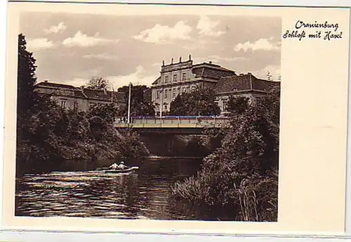 25848 Ak Oranienburg Château avec Havel vers 1940
