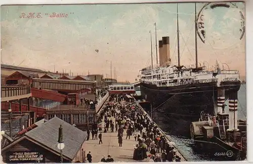 25820 Ak Liverpool R.M.S. "Baltic" 1908