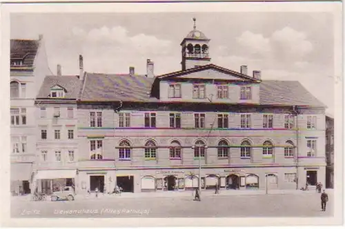 25818 Ak Zeitz Gewandhaus (altes Rathaus) um 1940