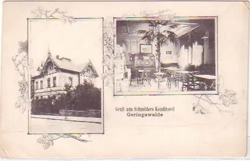 25817 Ak Schneiders Konditorei Geringswalde um 1910