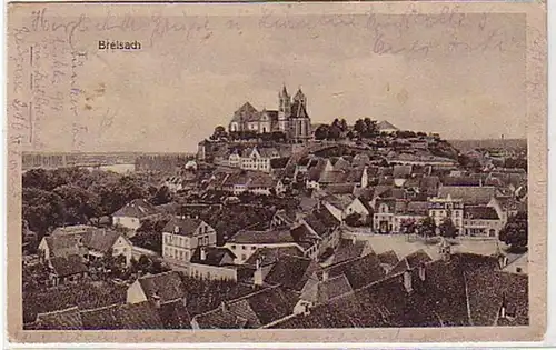 25812 Ak Breisach Totalansicht 1917